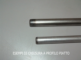 chiusura profilo piatto